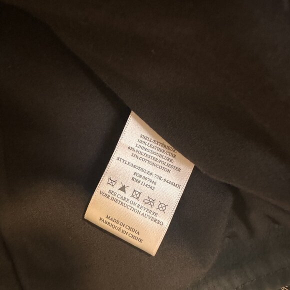 Real Suede Moto Jacket in Gray - Picture 5 of 5